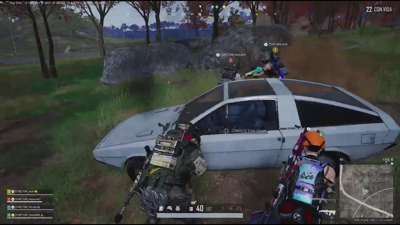 PUBG: TAEGO pegando con la AUG