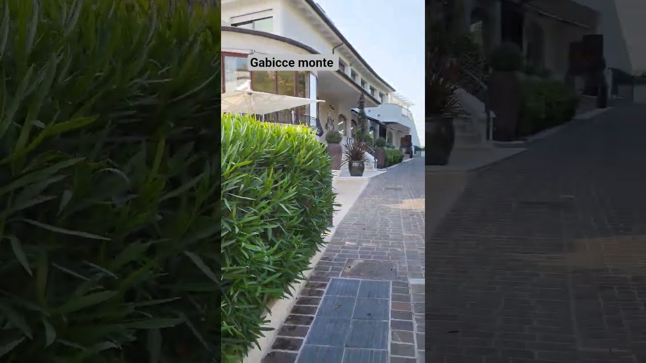 21 June 2025 Walking down in Gabicce Monte 4K