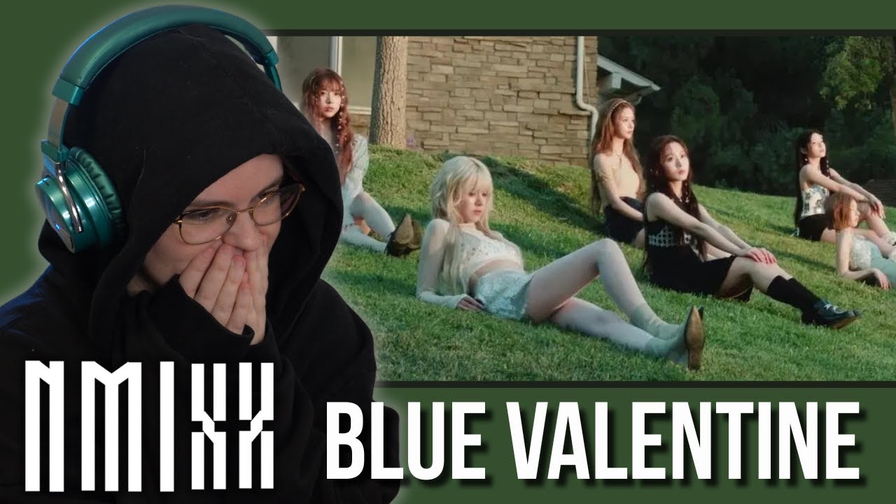 Эта песня невероятно красивая... Первый раз слушаю клип NMIXX(엔믹스) «Blue Valentine»
