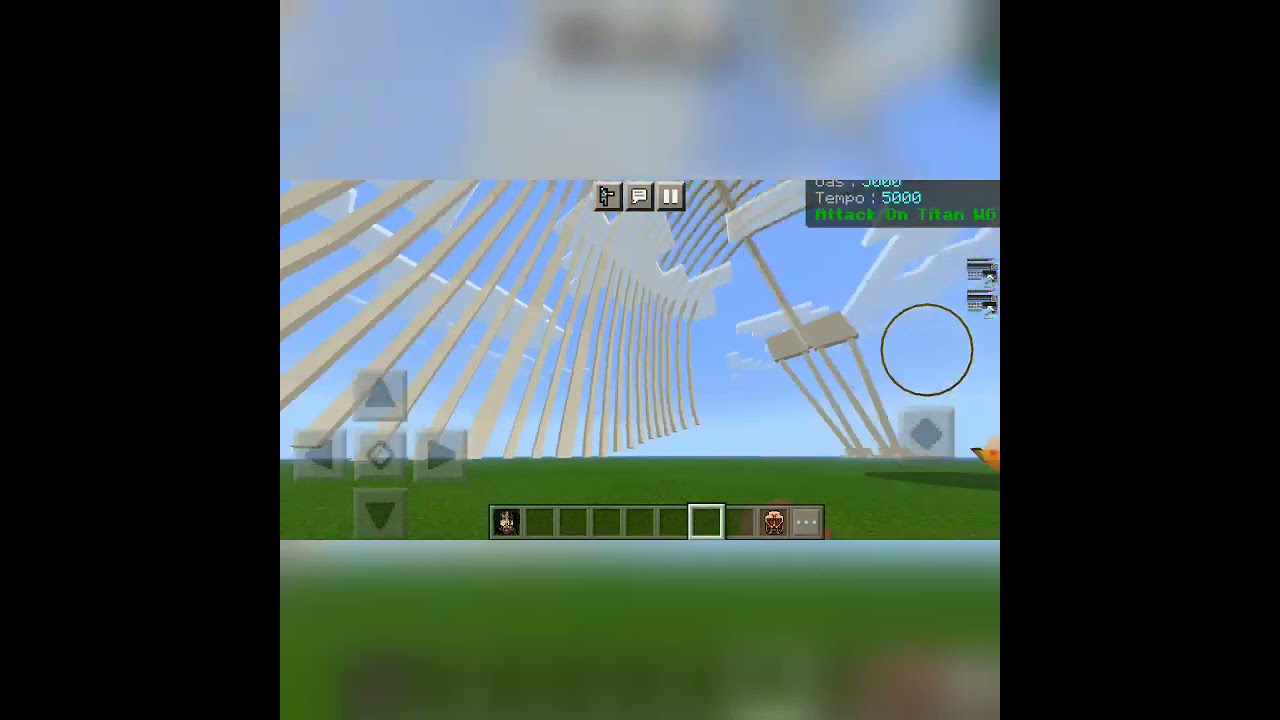 Eren Founding Titan in Minecraft
