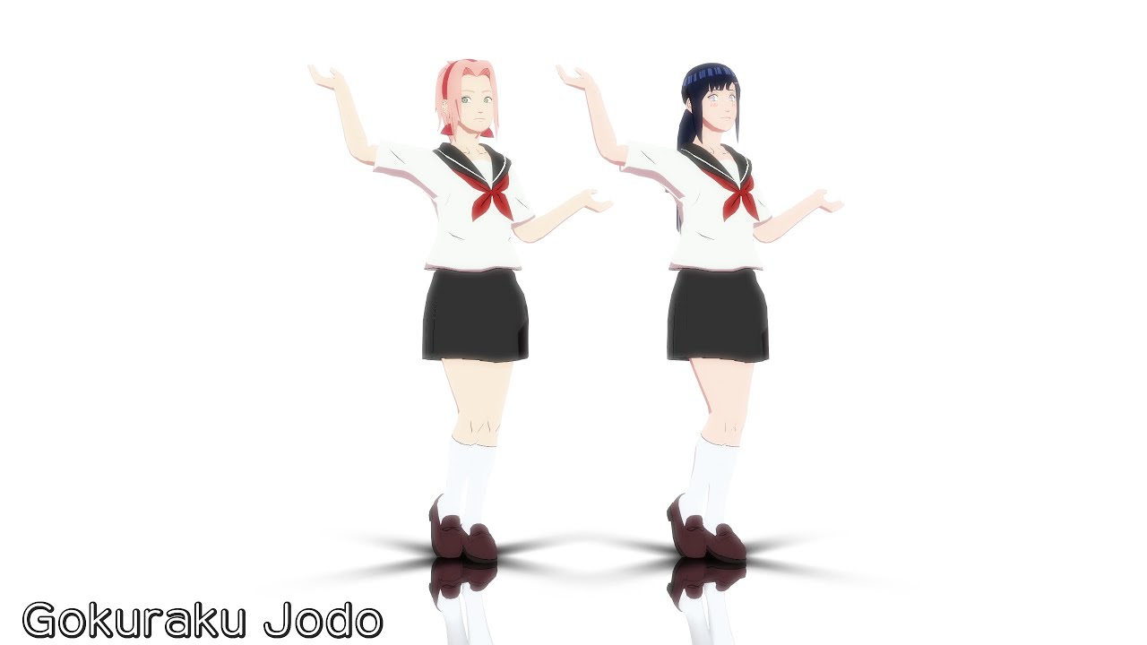 【NARUTO MMD】GARNiDELiA - Gokuraku Jodo - SAKURA*HINATA