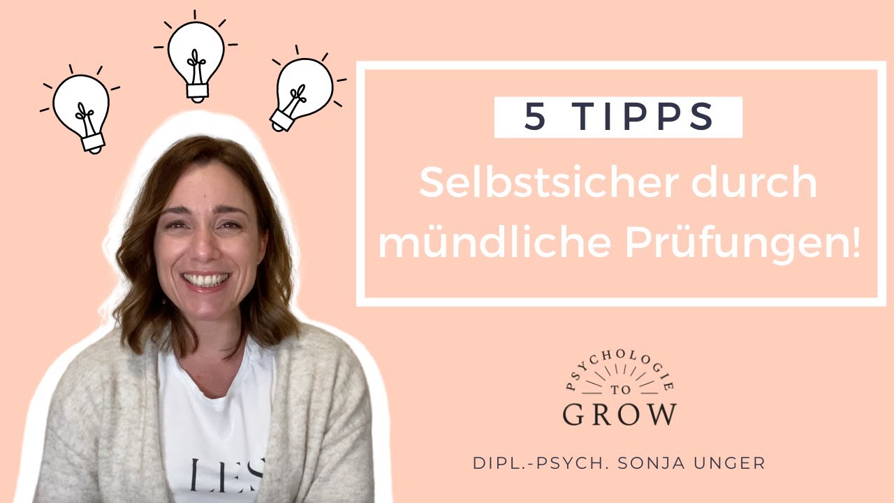 5 Tipps: Selbstsicher durch mündliche Prüfungen!