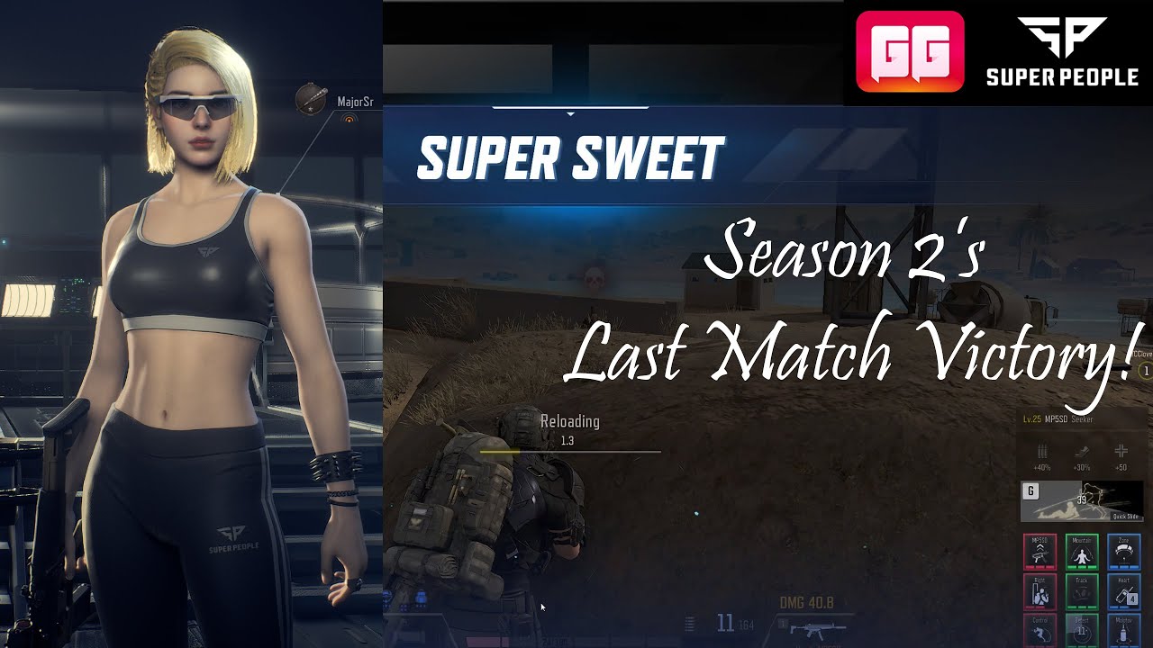 Super People - CBT (Steam) - Gameplay - Squad Mode - Season 2's Last Match - Super Sweet!!