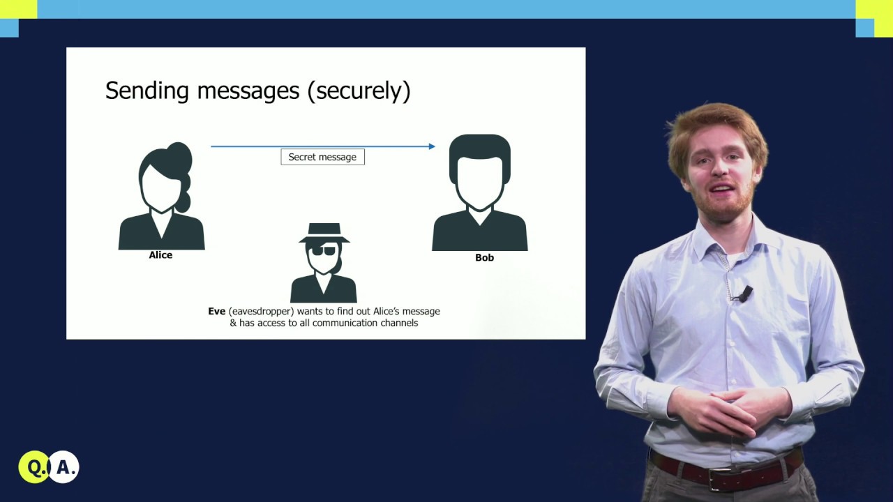 Secure communication using the one-time pad | QuTech Academy