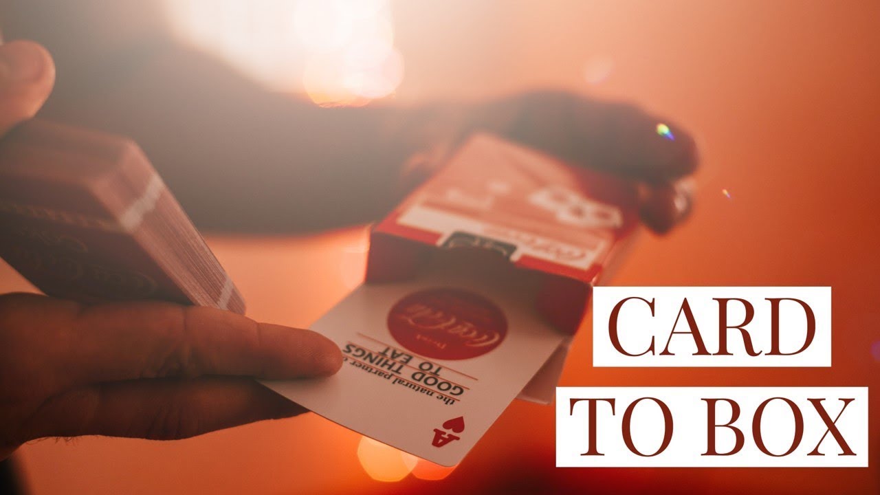 Card to Box (Advanced Card Trick Tutorial)