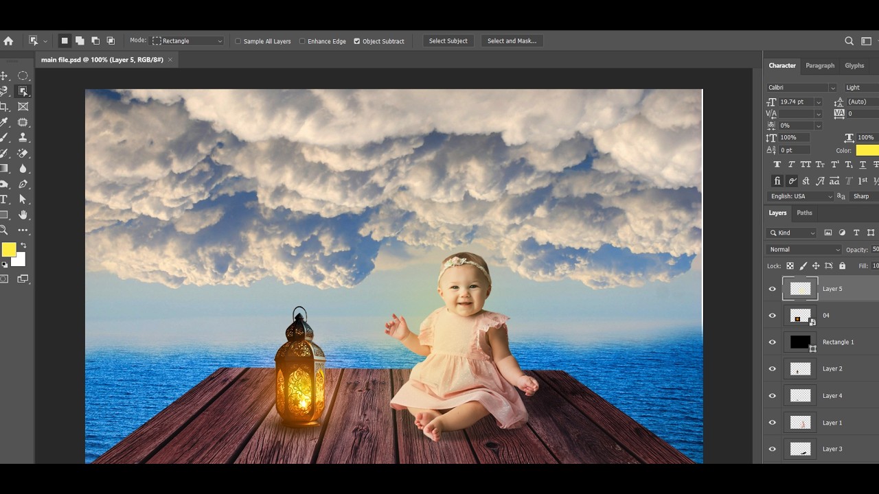 NSDA  Level 3  Graphic Design for Freelancing  Baby Photo Manipulation  ll Class 14 ll Batch - 2