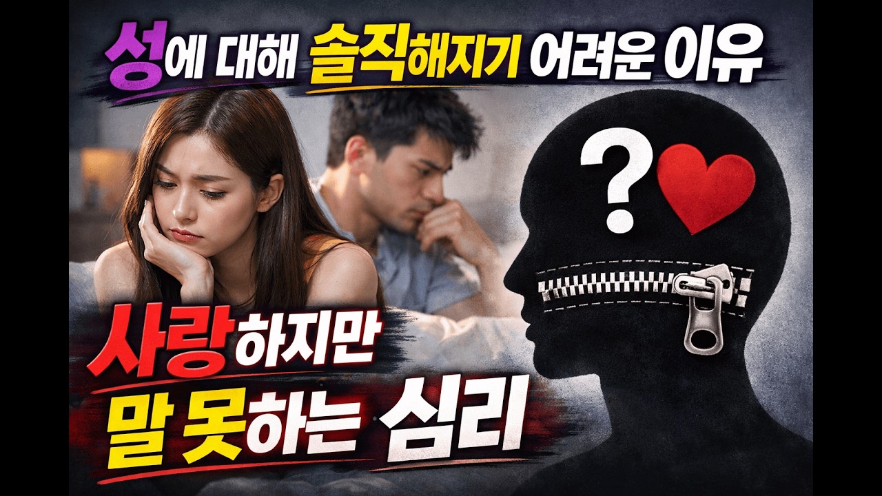 성에 대해 솔직해지기 어려운 이유 사랑하지만 말하지 못하는 진짜 심리