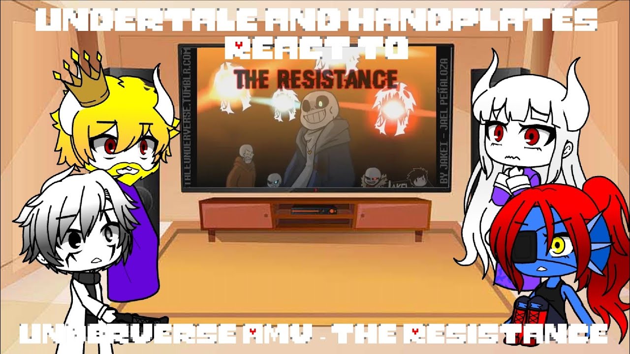 Multiverse 427 Ep 34 || Undertale React to Underverse AMV - The Resistance || Gacha Club