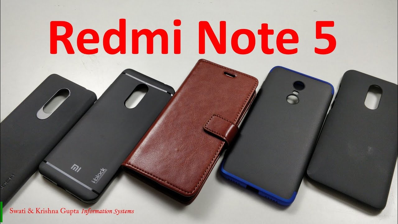 [Part 1] Best Accessories for Xiaomi Redmi Note 5 ! (Back Case & Cover)