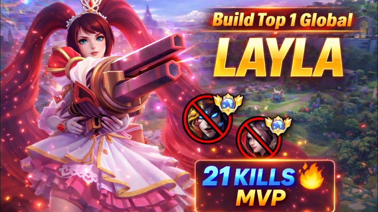 LAYLA 21 KILLS 🔥 | FULL GAMEPLAY | MLBB #mobilelegends #mlbbesports #layla 