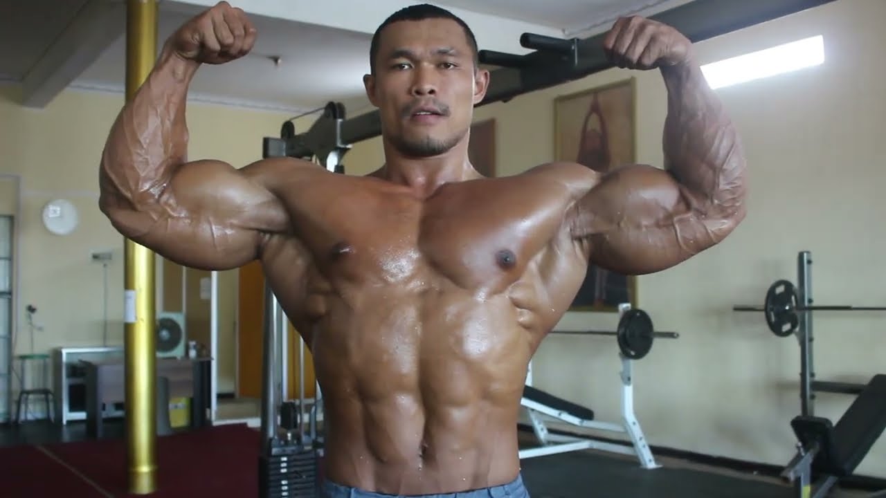 Binaraga Indonesia - Juna (Raw Video, Pumping Workout) Part 1