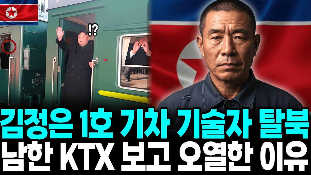 김정은 1호 기차 기술자 일가족 탈북 , 남한 ktx 보고 3초만에 오열한 이유ㅣ탈북감동사연