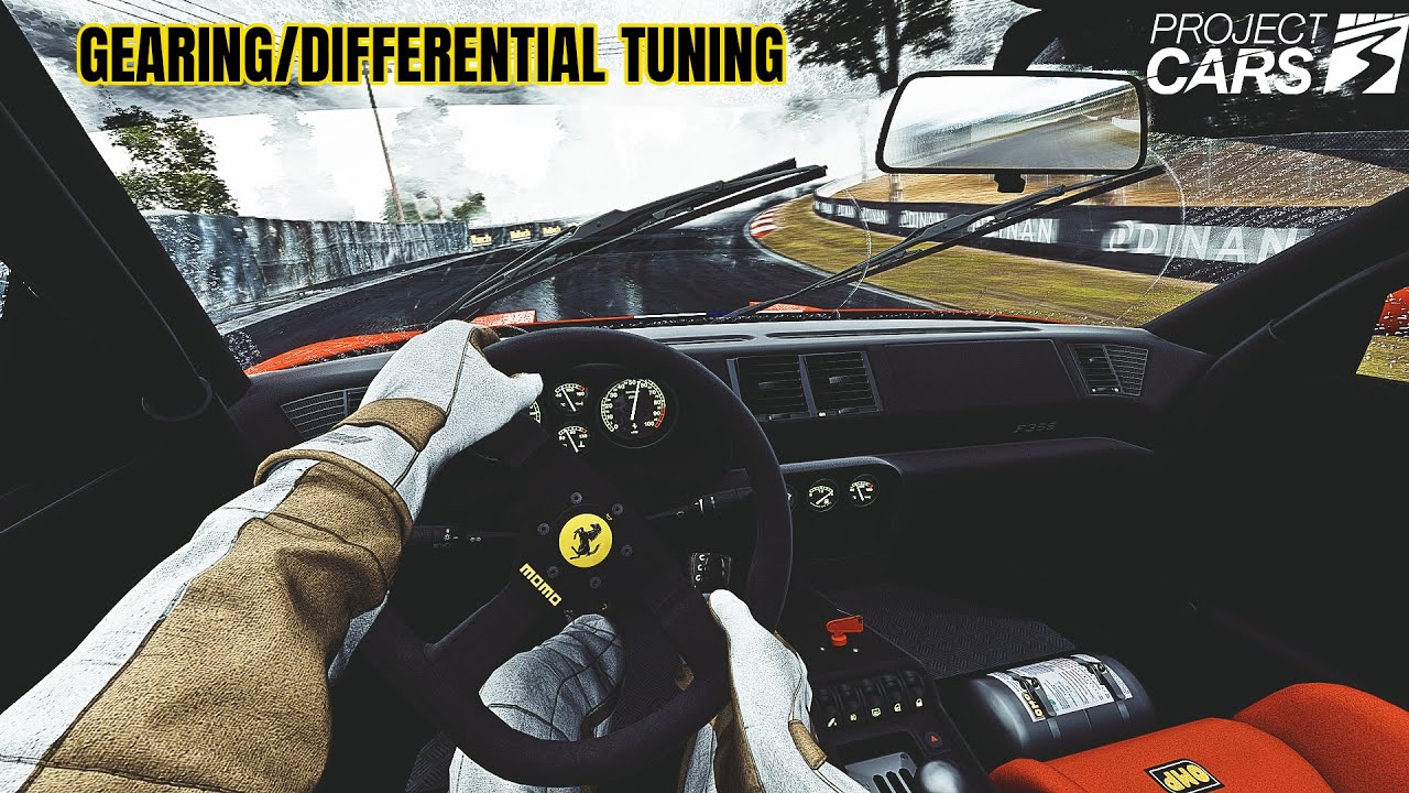 PROJECT CARS 3 TUNING TUTORIAL - GEARING/DIFFERENTIAL TUNING GUIDE (POWER/COAST/PRELOAD/FINAL DRIVE)