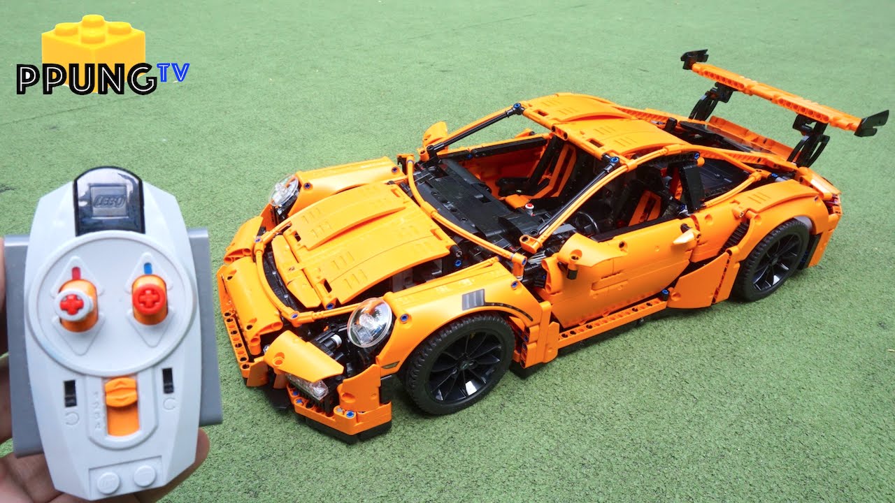 LEGO Technic 42056 RC motorized Porsche 911 GT3 RS (Power functions & building instructions) by 뿡대디