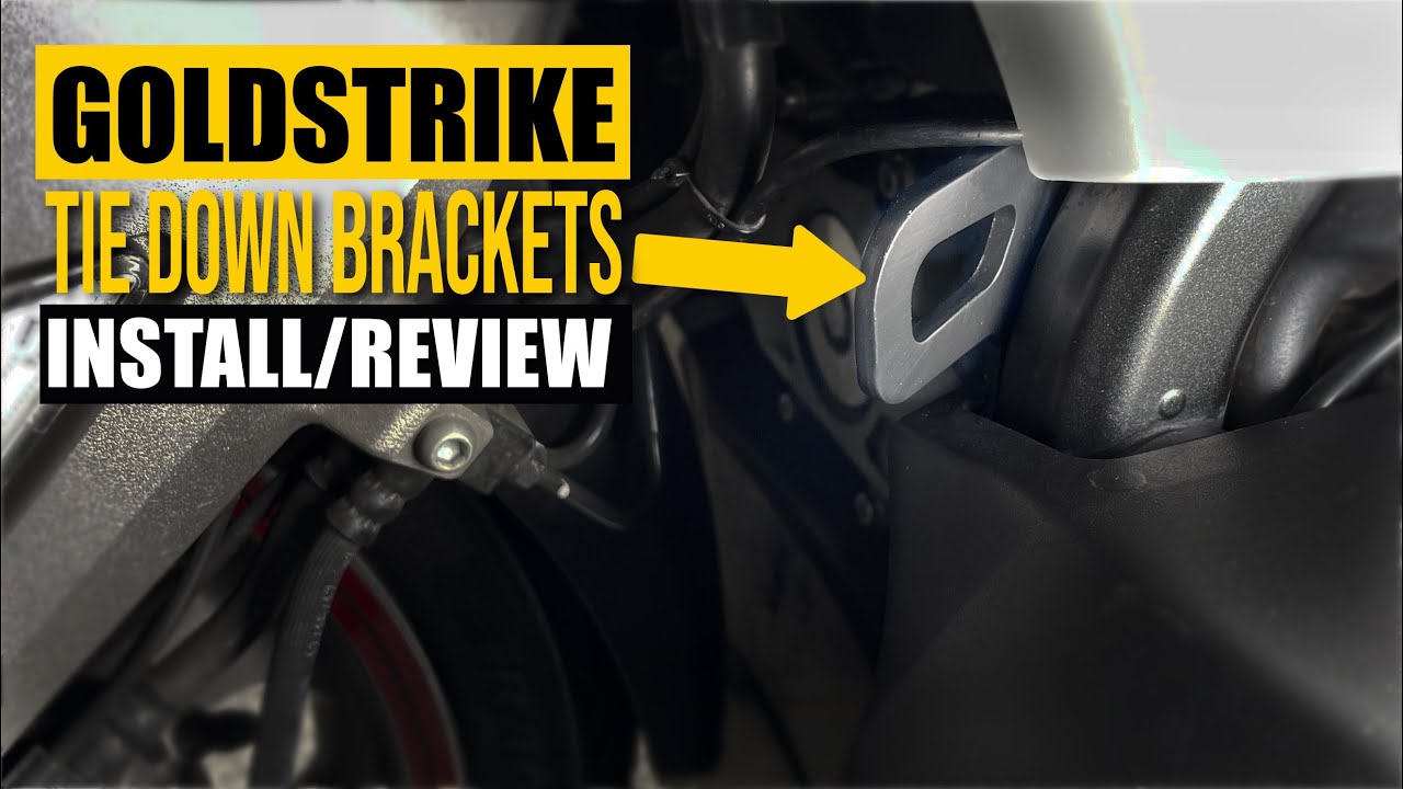 Goldstrike Tie Down Brackets INSTALL | 2018+ Honda Goldwing | CruisemansGarage.com