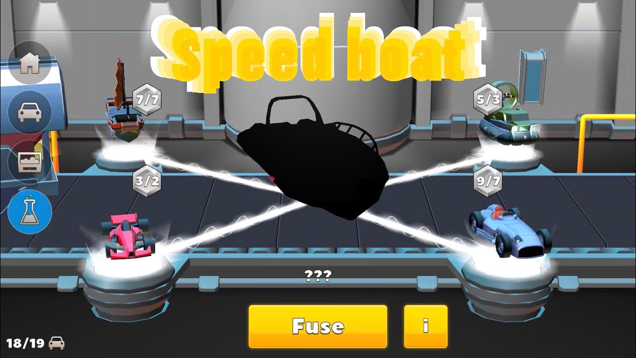 New fused car - Speedboat - Gameplay | Crash of cars