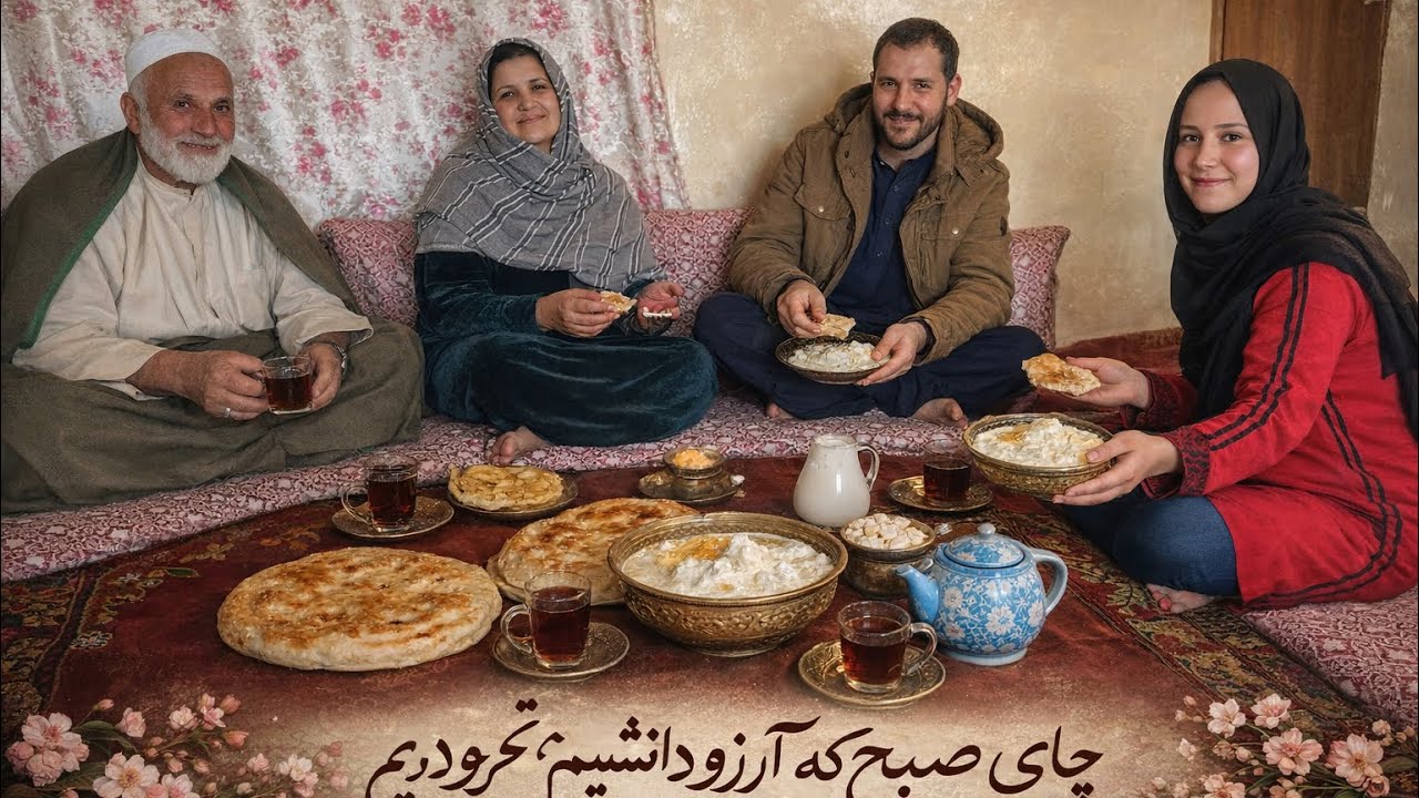 چای صبح که آرزوی پدر جانم داشت خوردیم اما چی بود و در امی نزدیک ها بلاخره به مشعل جان شیرینی میاریم 