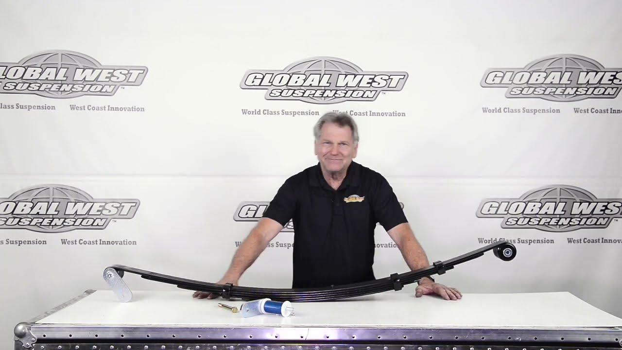 How to install Global West bearing system into the eyelets of your Camaro Firebird leaf springs
