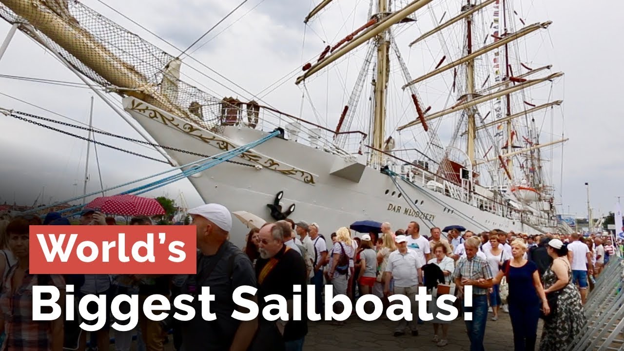 The Biggest Sailboats in the World Now in Szczecin... The Tall Ships Races