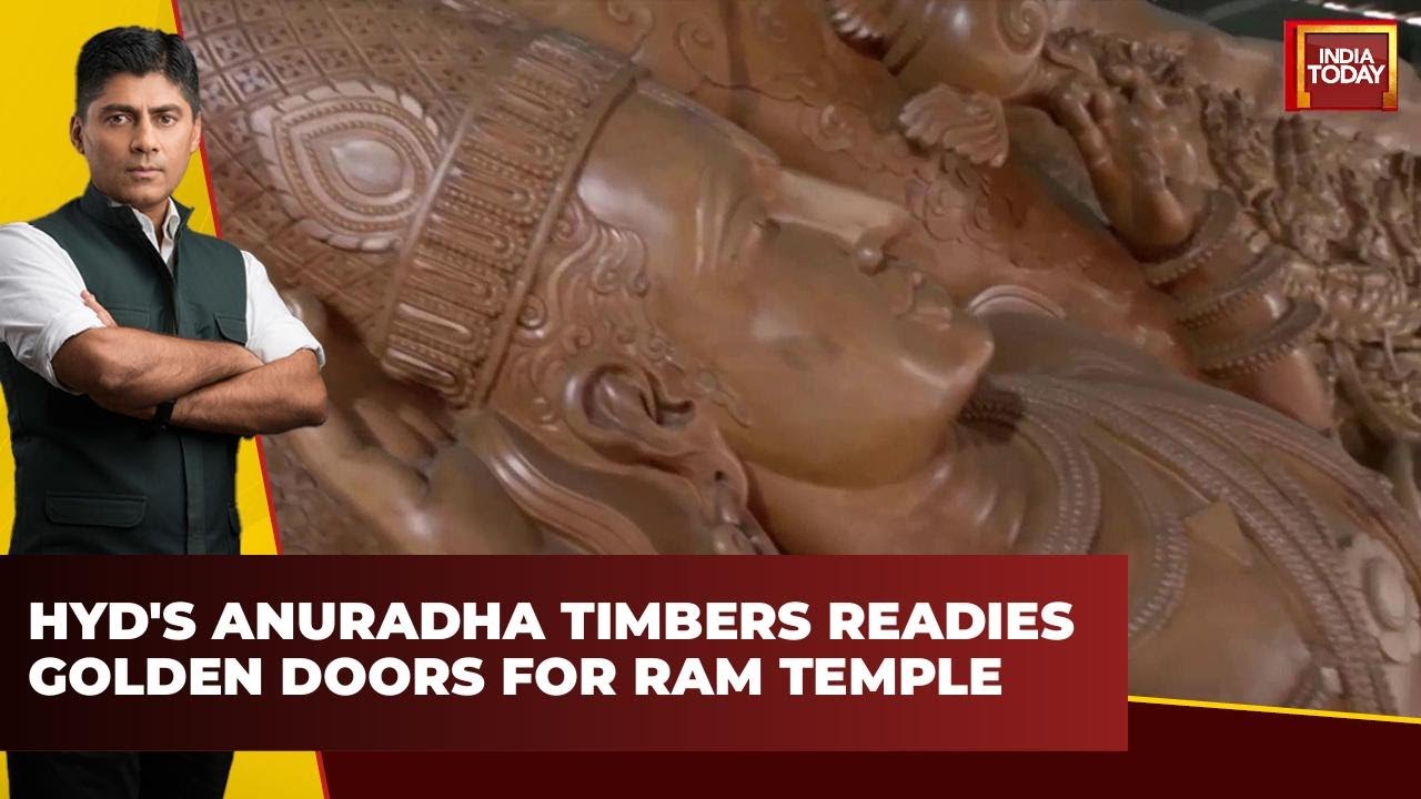 Anuradha Timbers Prepares Gold-plated Doors For Grand Ram Temple In Ayodhya