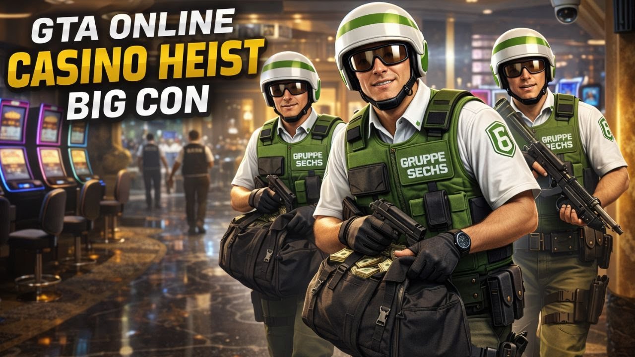 GTA Online - Casino Heist: Big Con | Gold | 2 Players 