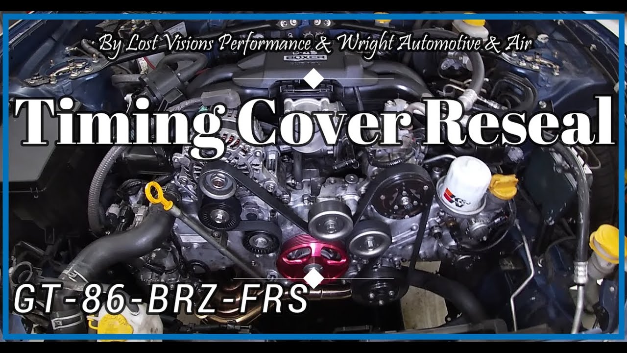 Повторное уплотнение крышки ГРМ на GT-86 BRZ и FRS. Распространенная утечка масла.