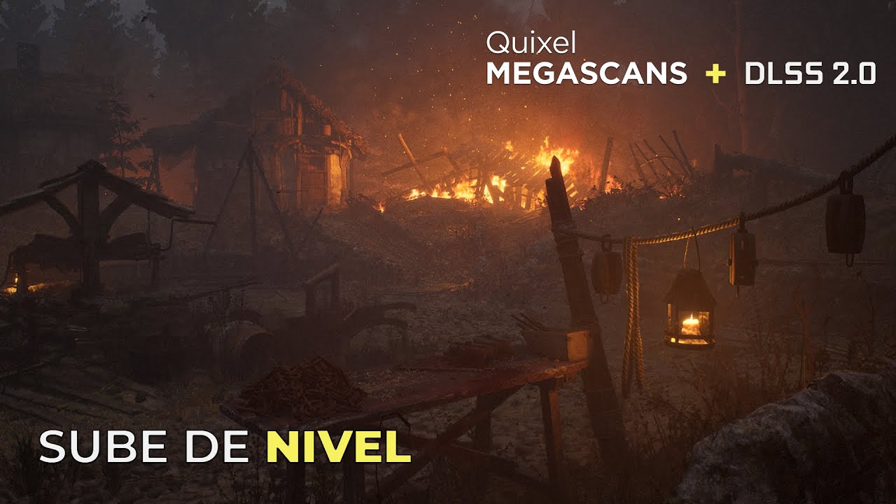 Como usar MEGASCANS Y DLSS | Sube tu juego de nivel | Unreal Engine Tutorial