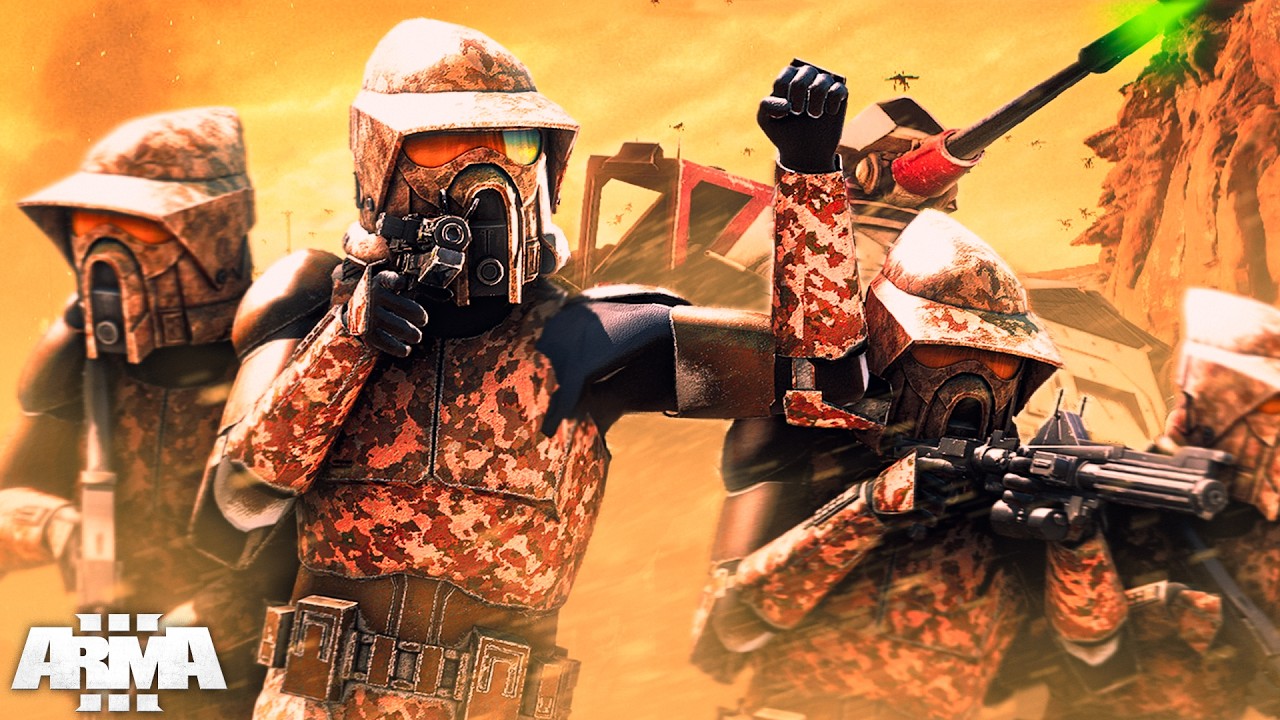100 Player Clone Wars GEONOSIS INVASION of Droid Factory! - ARMA 3: Star Wars Operation
