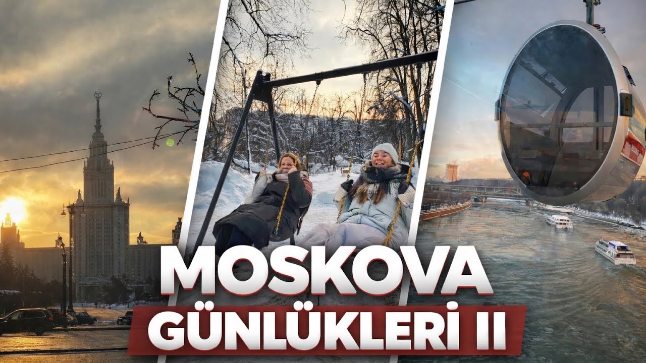 Moskova Günlükleri II   Kışın Moskova’da Bir Gün 🇷🇺❄️