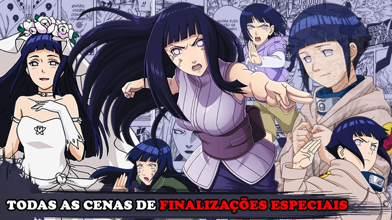 Todas as Falas de Vitória e Cenas de Finalizações Especiais da Hinata Hyuga - NARUTO STORM 4 RTB