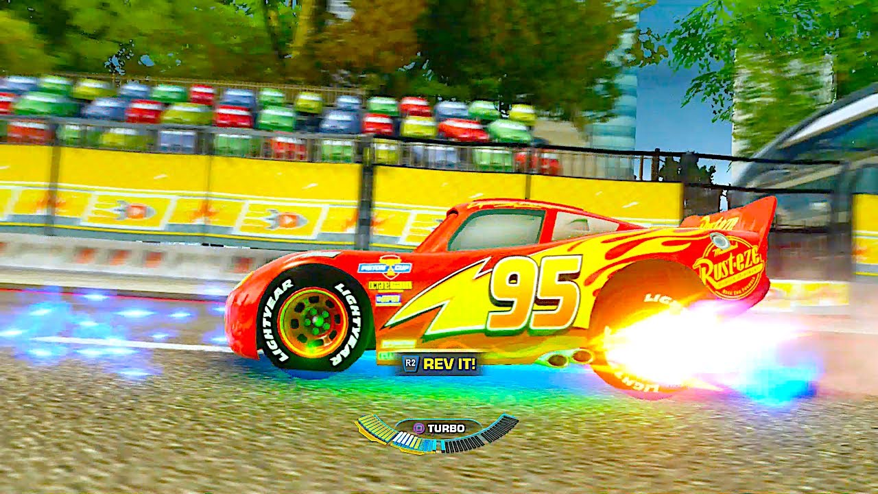 Cars Lightning McQueen in London | Battle Race [Cars 3 DTW PS4]