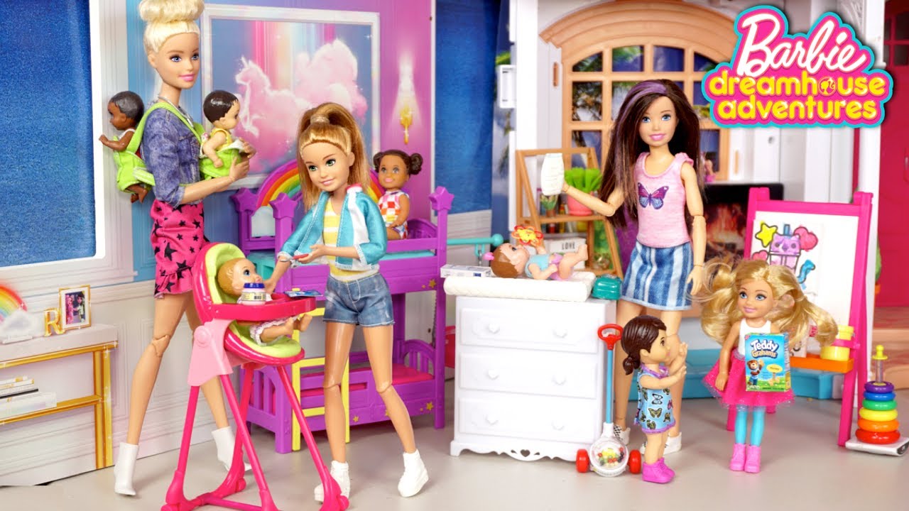 Barbie Sisters Babysitting Doll Adventure in The Dreamhouse