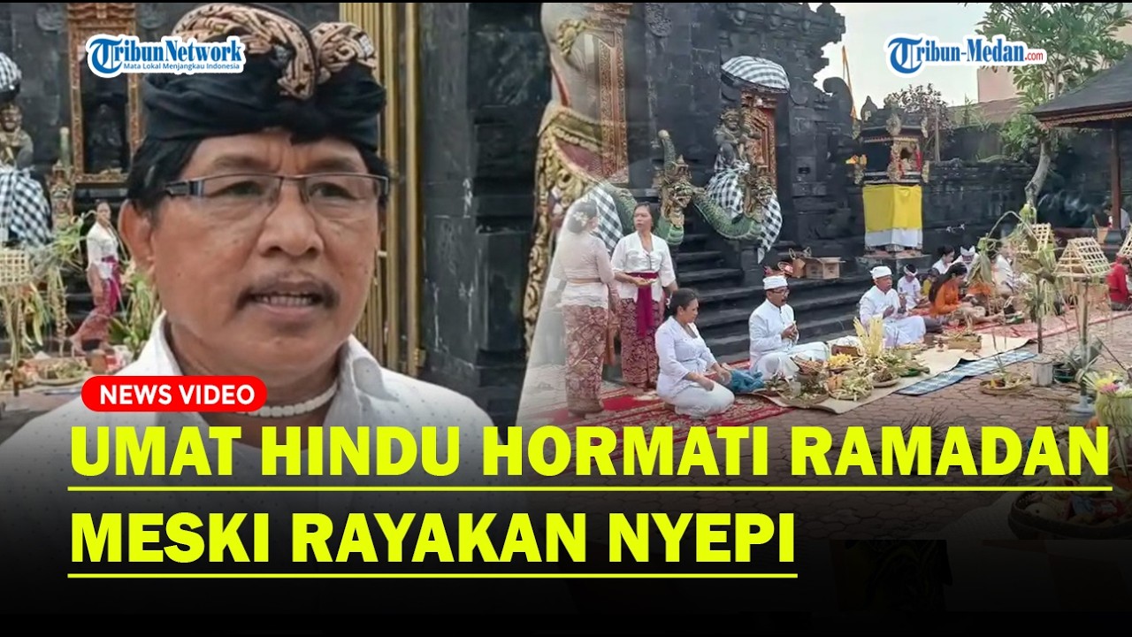NYEPI Bertepatan Dengan Ramadan, Umat Hindu di Medan Tetap Jaga Toleransi
