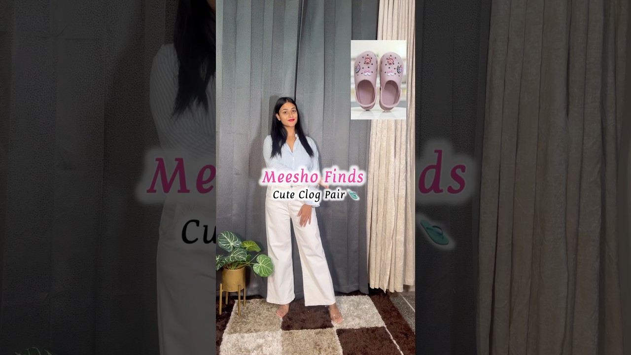 Cute Clog 😍 #crocs #footwear #meesho #meeshofinds #shabnam #fy #unboxing #fashion #ytshorts #short