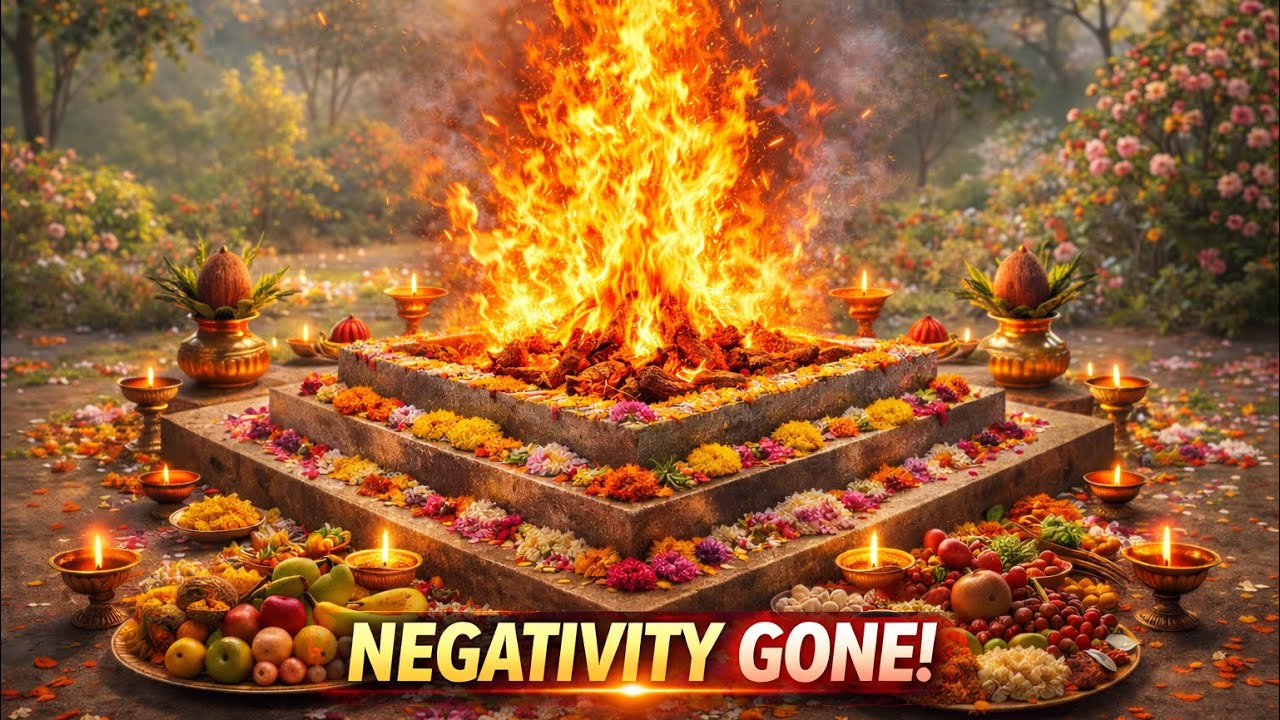 Remove Negativity & Attract Abundance पूज्यपाद गुरुदेव द्वारा ऋग्वेद यज्ञ 🙏#yagya #sanatandharma 