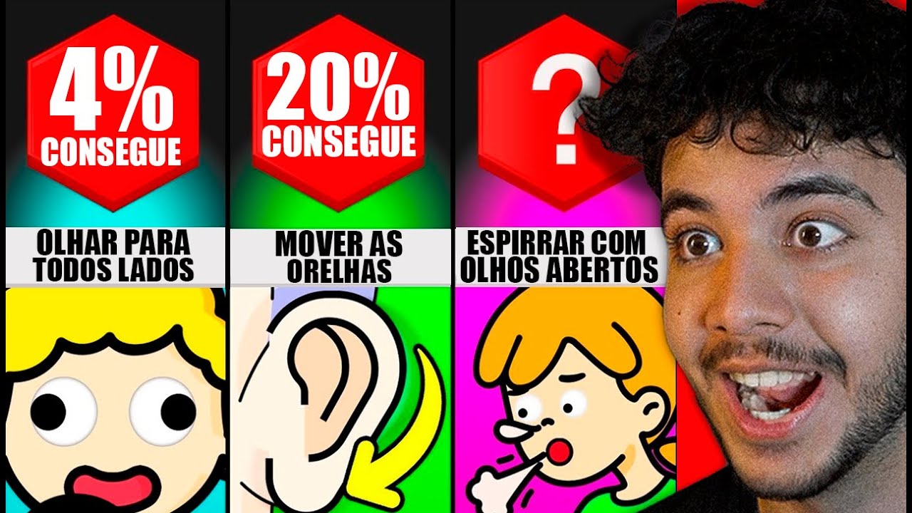 Coisas que a MAIORIA das pessoas NÃO CONSEGUE FAZER!