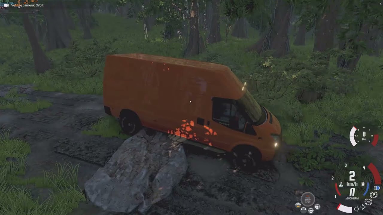 OFFROADING IN INSANE DANGEROUS ROADS WITH A FORD TRANSIT MK6 WITH AN AMAZING SOUND! - BEAMNG DRIVE