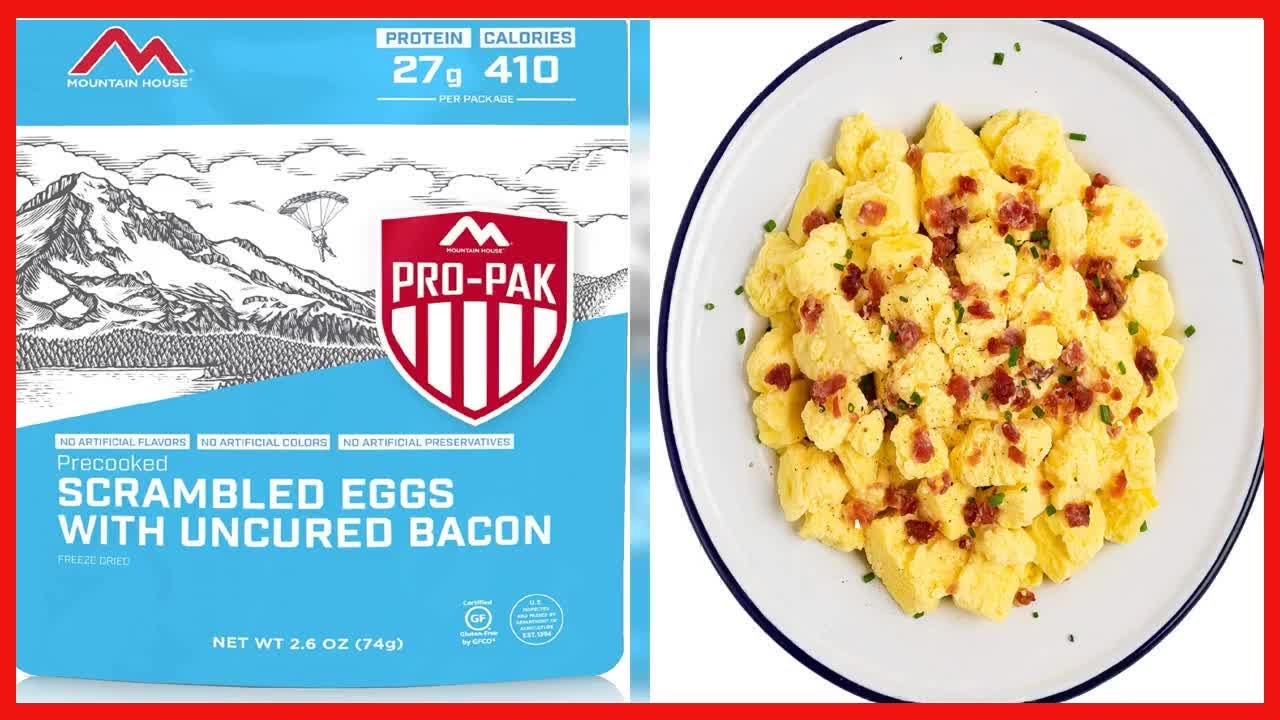 Fuel Your Adventure with High-Protein Freeze-Dried Eggs and Bacon