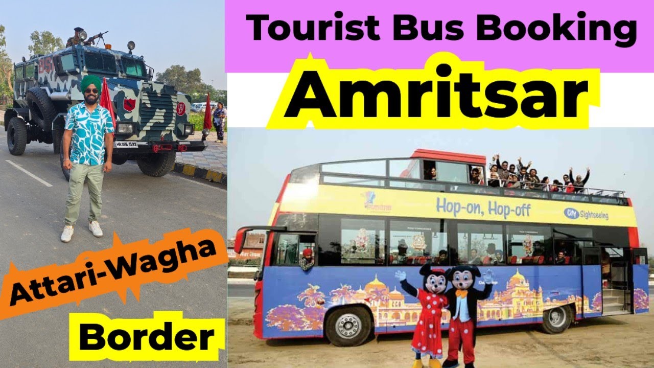 Attari Border Retreat Ceremony | Wagha Border 2025 | Hop-on Hop-off Tourist Bus Booking Amritsar