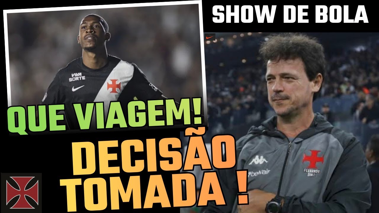 AO VIVO! AGORA. DINIZ DEFINIU TUDO - A HORA DO VASCO