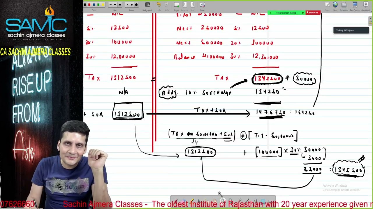 Income Tax- Concept of Marginal Relief - Lec 1 - CA & CMA (Inter & Final)