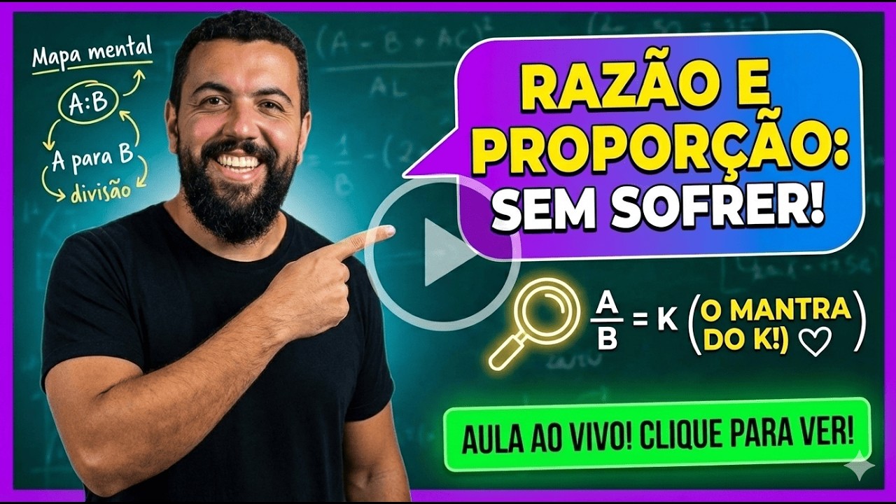 Live do Macete #4 — Razão e Proporção sem sofrimento