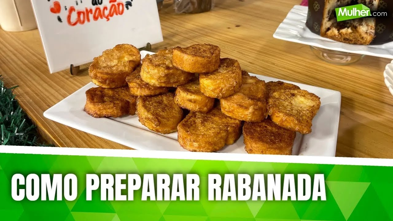 Como preparar rabanada