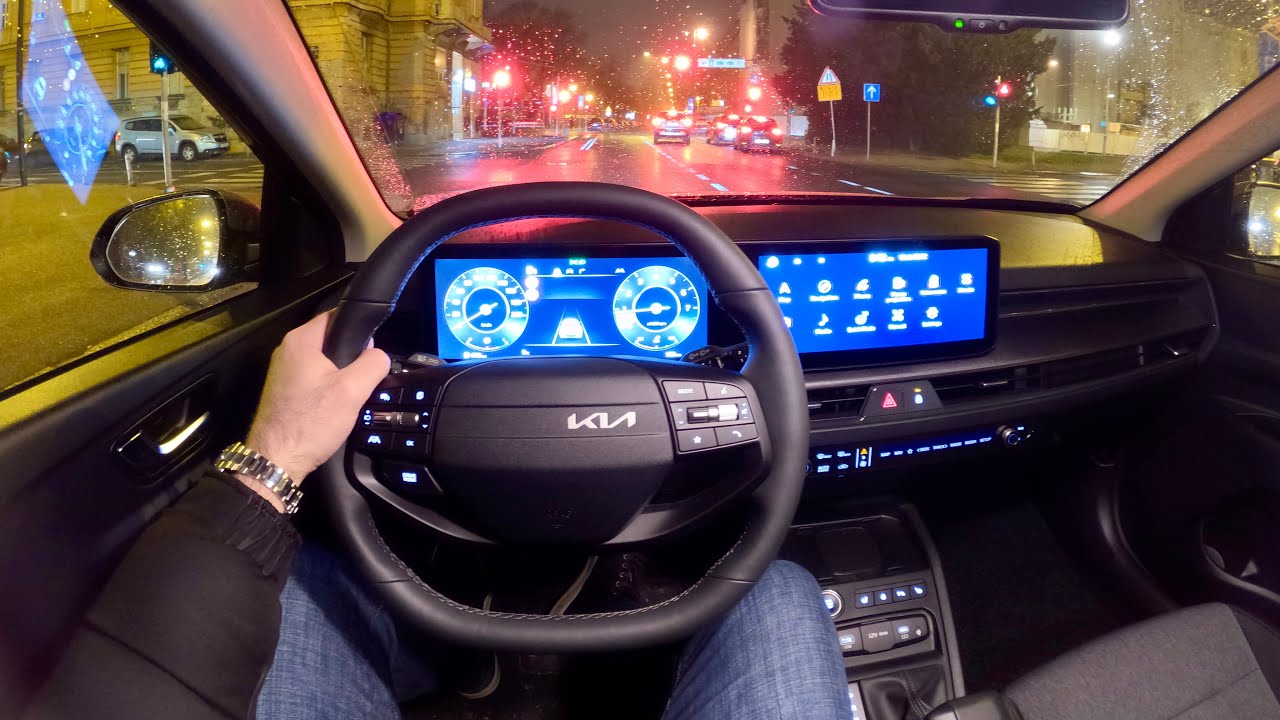 New KIA STONIC 2026 - NIGHT POV test drive (PURE DRIVING) 1.0 T-GDI 7DCT