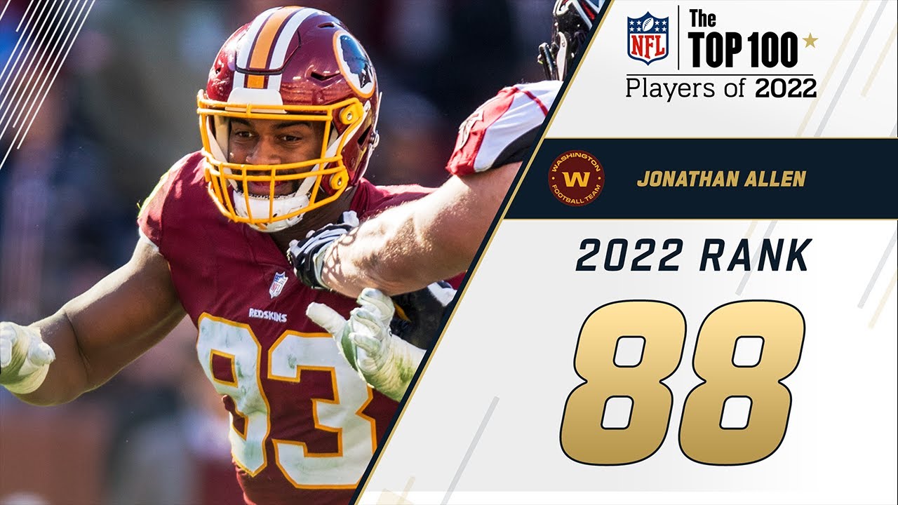 #88 Jonathan Allen (DE, Commanders) | Top 100 Players in 2022