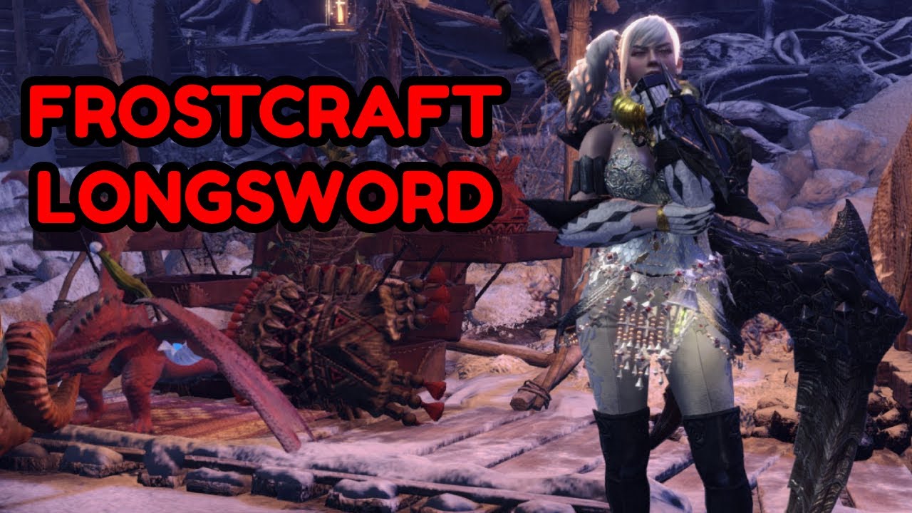 Trying Out Frostcraft Longsword In Monster Hunter Iceborne