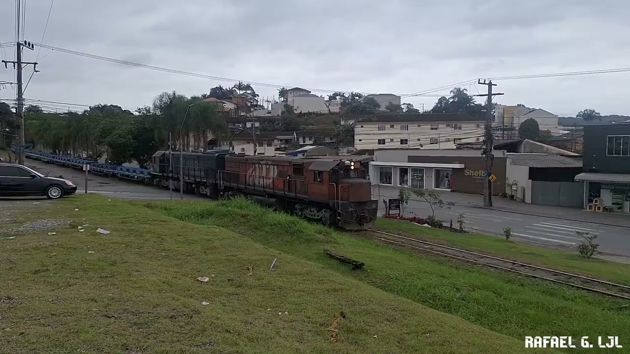 TREM BOBINEIRO VAZIO EM JOINVILLE 30/07/24