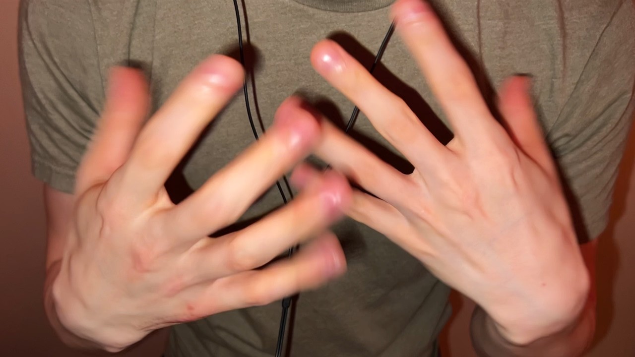 Hand Sounds & a Little Ear Blowing ASMR✋💨 | (hand visuals, no talking, etc.)