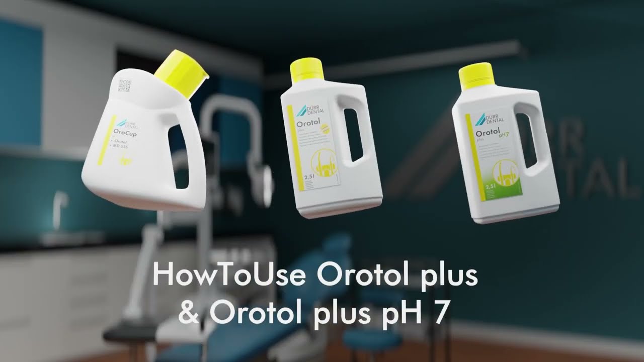 How to Use Durr Dental Orotol Plus & OroCup | Dental Suction System Disinfection