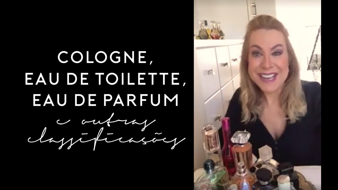 Diferença entre splash, cologne, eau de toilette e parfum